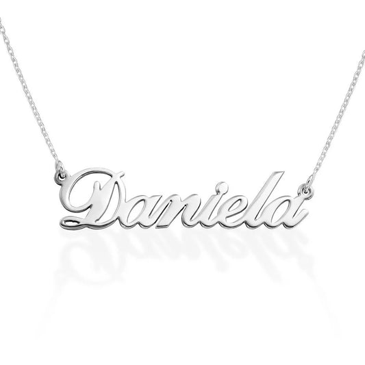 Personalized Ruby Name Necklace